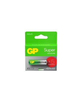 5 x bateria alkaliczna GP Super Alkaline G-TECH LR6 / AA