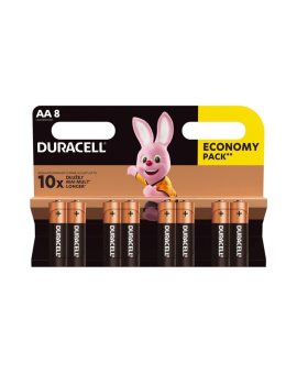 8 x bateria alkaliczna Duracell Duralock Basic CiB LR6 AA (blister)
