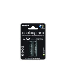 Akumulatorki R6 / AA Panasonic Eneloop PRO NEW Ni-MH 2500mAh BK-3HCDE/2BE (blister) - 2 sztuki