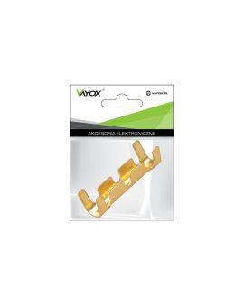 Konektor nieizolowany dwustronne U 0.3-1.5mm2 miedziany (5szt) VA0296 Vayox