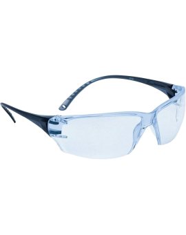 Okulary jednoczęściowe z poliwęglanu, jasnoniebieskie, MILO DETECTABLE