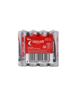4 x bateria cynkowo-węglowa Maxell R6 / AA (taca)
