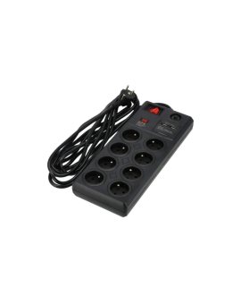 Przedłużacz listwa zasilająca 10 gniazd 2xUSB z wyłącznikiem 5m Schmith