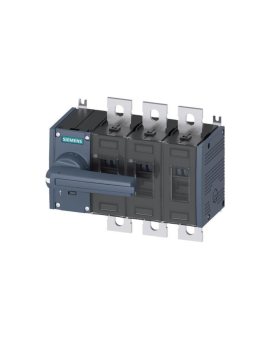 Rozłącznik izolacyjny 3P wlk3 315A napęd obrotowy bezp. szary montaż od frontu z lewej przył. płaskie śrubowe 3KD4032-0PE10-0