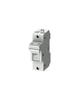 Podstawa bezpiecznikowa do wkładek cylindrycznych 14x51mm 50A 1-bieg. Na szynę DIN 3NW7111