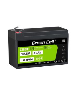 AKUMULATOR LITOWO-ŻELAZOWO-FOSFORANOWY LiFePO4 Green Cell Cube 12.8V 10Ah LFPGC12V10AH