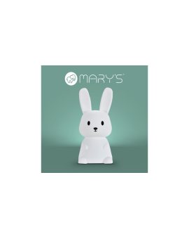 MARYS LAMPKA LED ZAJĄC DUŻY BIAŁY RGB+WW +RC