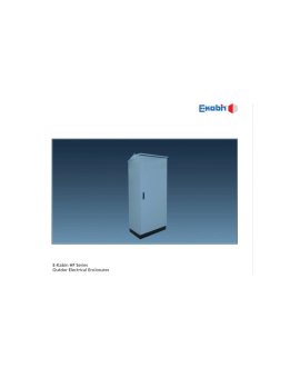 OBUDOWA ZEWNĘTRZNA ZE STALI HF2000/800/500 IP66