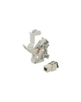 NBC-J1PGY-S/R4IDC8 Złącze RJ45, gniazdo, il.pinów: 8, Kat: 6a, ekranowane, 8p8c, IDC, kątowe