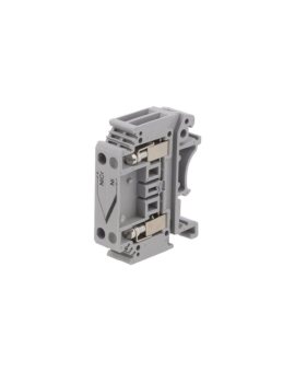 MTKD-NICR/NI Złączka szynowa, na szynę DIN, zacisk śrubowy, szary, tory: 2