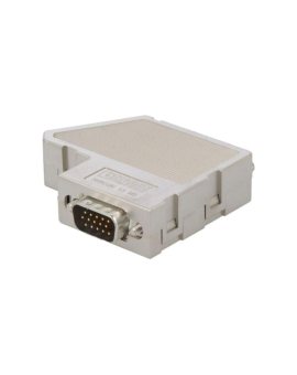 D-SUB-15HD/M-SH D-Sub HD, il.pinów: 15, wtyk, męskie, kątowe 55, zacisk śrubowy, 1A, 48V