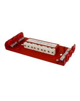 Puszka instalacyjna przeciwpożarowa rozgałęźna 3×6mm2 204x30x100mm 450V bez bezpieczników AWOP-360PR