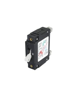 Wyłącznik magnetyczny Blue Sea Systems C-Series, jednobiegunowy 80A biały