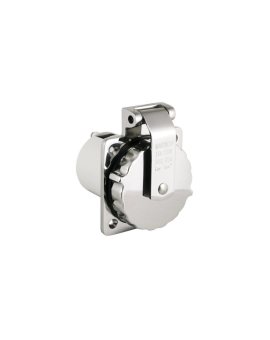 Gniazdo zasilania brzegowego - Marinco 16A Easy Lock Inlet stal nierdzewna