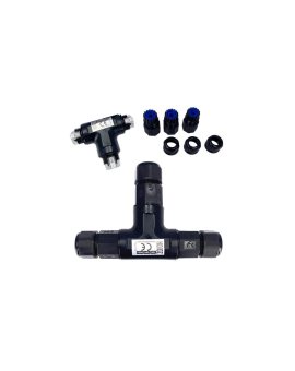 Konektor kablowy Mufa hermetyczna, IP68, trójnik, 0.5-2.5mm², 16A, 250V HOROZ