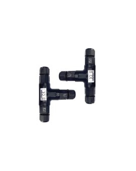 2x Konektor kablowy Mufa hermetyczna, IP68, trójnik, 0.5-2.5mm², 16A, 250V HOROZ