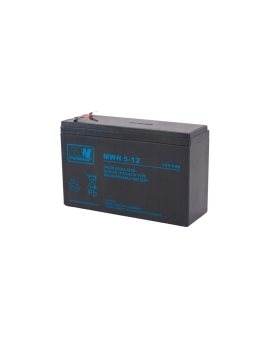 Akumulator AGM do systemów alarmowych, zasilania UPS 12V 5Ah MWH bezobsługowy (Faston 187/250) MW Power