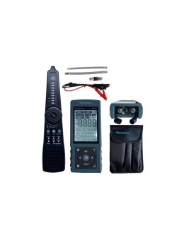 Tester kabli sieciowych RJ45 PREMIUM z pomiarem PoE, mocy optycznej długości przewodu FORSCHER FS8107