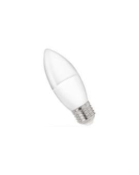 Żarówka LED E27 230V 8W 710lm 3000K świecowa barwa WW biała ciepła SPECTRUM LED