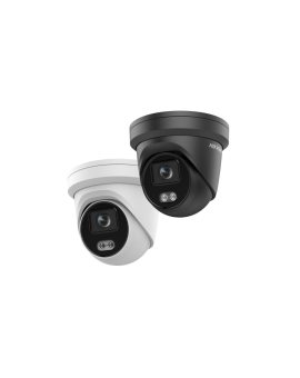 Kamera IP 4 MPX ColorVu. obiektyw: 2.8mm. Turret. biała obudowa. LED 30m. Slot karty SD. IP67