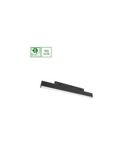 SYSTEM SHIFT - LINE S oprawa na szynoprzewód 304x23x42mm 8W 100st czarny 5 lat gw.