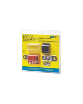 Skrzynka bezpiecznikowa Blue Sea – montowana na zacisku akumulatora zestaw