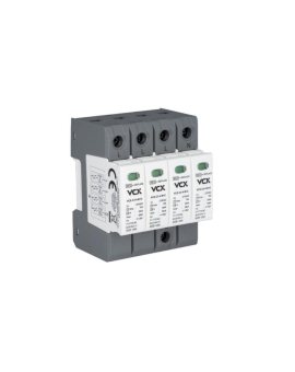 Ogranicznik przepięć VCX klasy T1T2 (B+C) 4P 7 kA C3