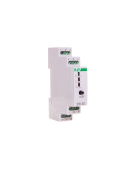 Sterownik rolet do silników 8A 320W 230V AC 1s-15min montaż na szynie DIN STR-3D