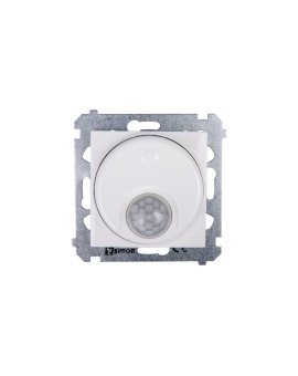 Simon 54 Czujnik ruchu z przekaźnikiem i zabezpieczeniem biały DCR11P.01/11