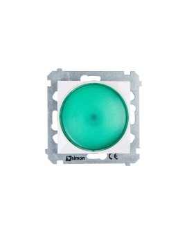 Simon 54 Sygnalizator świetlny LED zielone światło biały DSS3.01/11