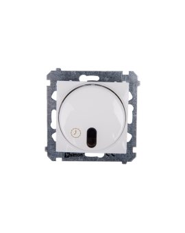 Simon 54 Łącznik z opóźnieniem wyłaczenia i przekaźnikiem biały DWC10P.01/11