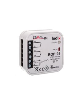 Radiowy odbiornik dopuszkowy 2-kanałowy ROP-03 LDX10000002