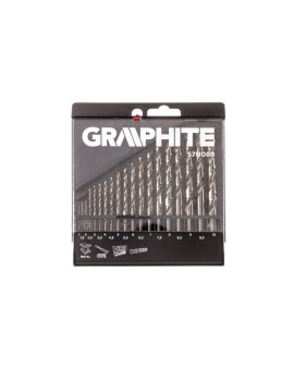 Wiertła do metalu HSS-Co 1.0-10.0 mm 57H089 /zestaw 19 szt./