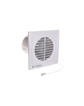 Wentylator osiowy fi 100 230V 5,6W 78m3/h 26dB cichy łożyska kulowe wyłącznik sznurkowy 100SILENTA-SVL