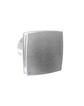 Wentylator osiowy fi 100 230V 14W 88m3/h 33dB standard szczotkowane aluminium 100LDAMET