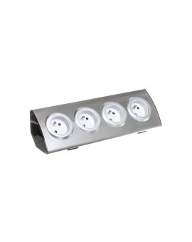 Gniazdo meblowe 4x230V INOX OR-AE-1340