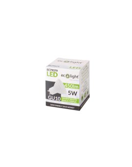 Żarówka LED GU10 5W 400lm 3000K Barwa Ciepła 120 stopni EC79379