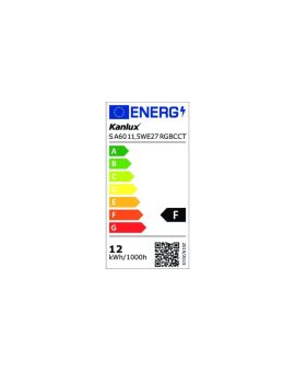 Żarówka LED E27 Kanlux SMART S A60 ściemnialna 11,5W RGBCCT 1055lm 2700-6500K ciepła/neutralna/zimna,RGB 33642