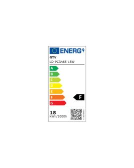 Żarówka LED E27 A65 18W 1700lm 3000K AC180-250V 180st. LD-PC3A65-18W