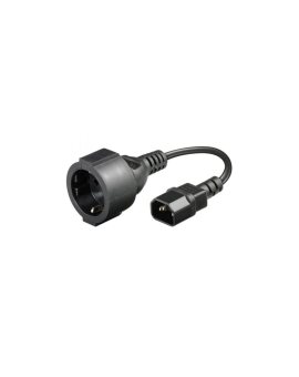 Adapter Zasilania IEC320 C14 na Schuko F Gniazdo 23cm
