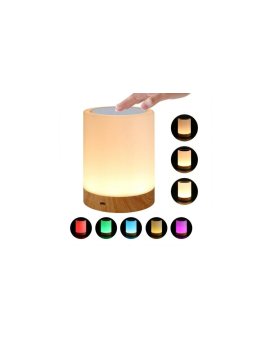 Bezprzewodowa Lampka Nocna Kolorowa RGB Sterowana Dotykiem I-LED TOUCH