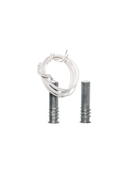 Czujka kontaktronowa systemu alarmowego wpuszczana magnetyczna z rezystorem 1, 1 kOhm metalowa K-3 2E