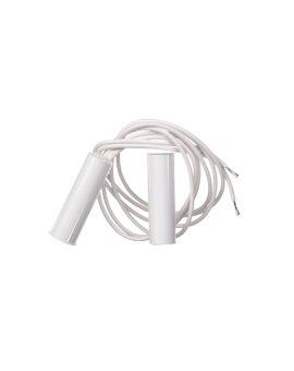 Czujka kontaktronowa wpuszczana magnetyczna biała K-2