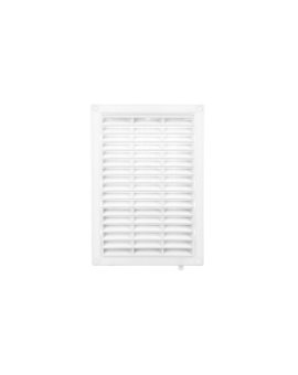 Kratka wentylacyjna 128x197mm biała żaluzja+sznurek T59