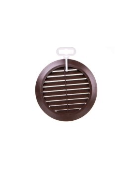 Kratka wentylacyjna fi 100mm brązowa siatka T30BR