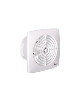 Wentylator wyciągowy fi 125 16W 175m3/h 230V IPX4 biały włącznik pociągany RETIS WR125W E00078 WR125W