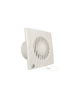 Wentylator wyciągowy fi 100 14W 98m3/h 230V IPX4 biały włącznik pociągany E0007848W WA100W