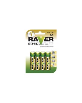 Bateria alkaliczna LR6 / AA 1, 5V RAVER ULTRA B7921 /blister 4szt./