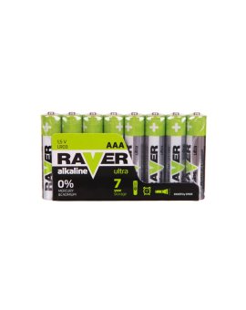 Bateria alkaliczna LR03 / AAA 1,5V RAVER ULTRA B79118 /opakowanie 8szt./