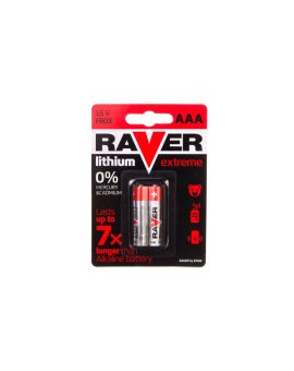 Bateria litowa LR03 / AAA 1,5V RAVER EXTREME B7811 /blister 2szt./